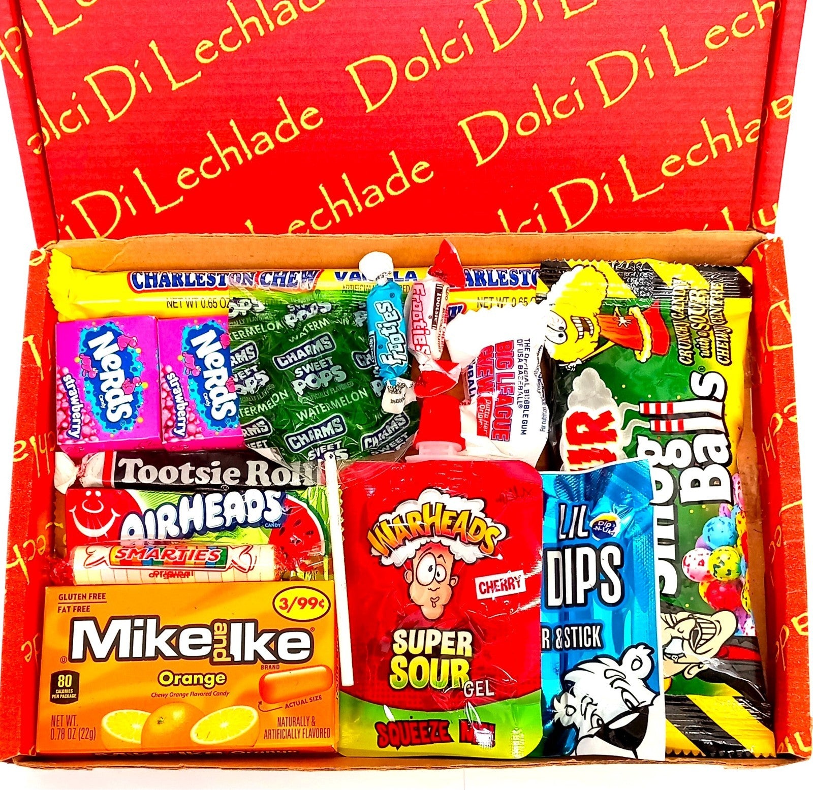 American Sweets Gift Box USA Candy Chocolate Nerds Sour