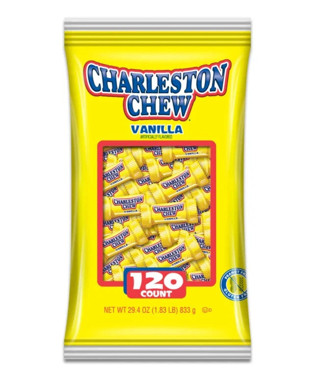 Charleston Chew Vanilla 18g or 9g YOU CHOOSE QUANTITY AMerican sweets chocolate