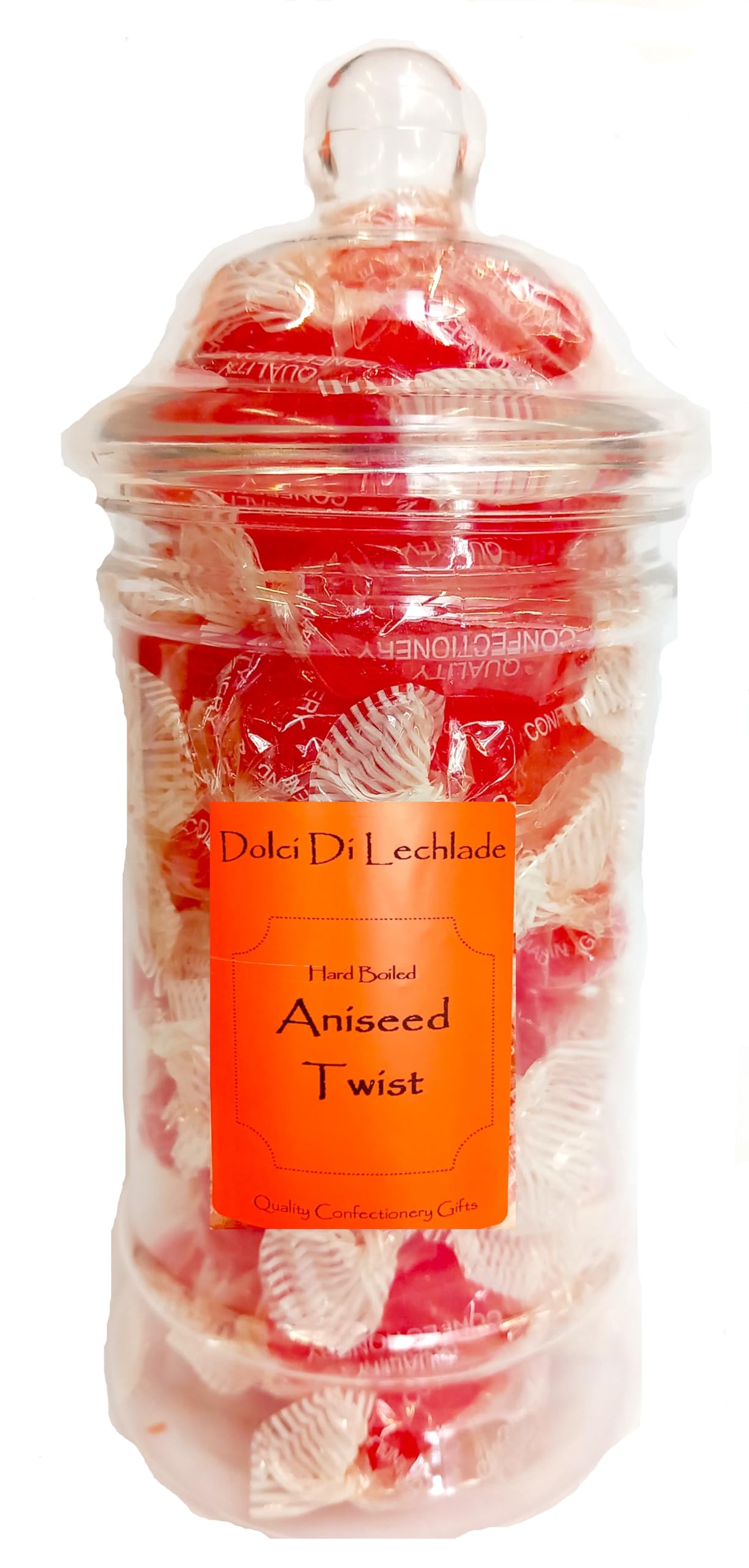 Retro Sweets Gift Jar By Dolci Di Lechlade Sweet Shop - Classic Sweet, Traditional Christmas Santa Stocking Filler Present Candy Advent