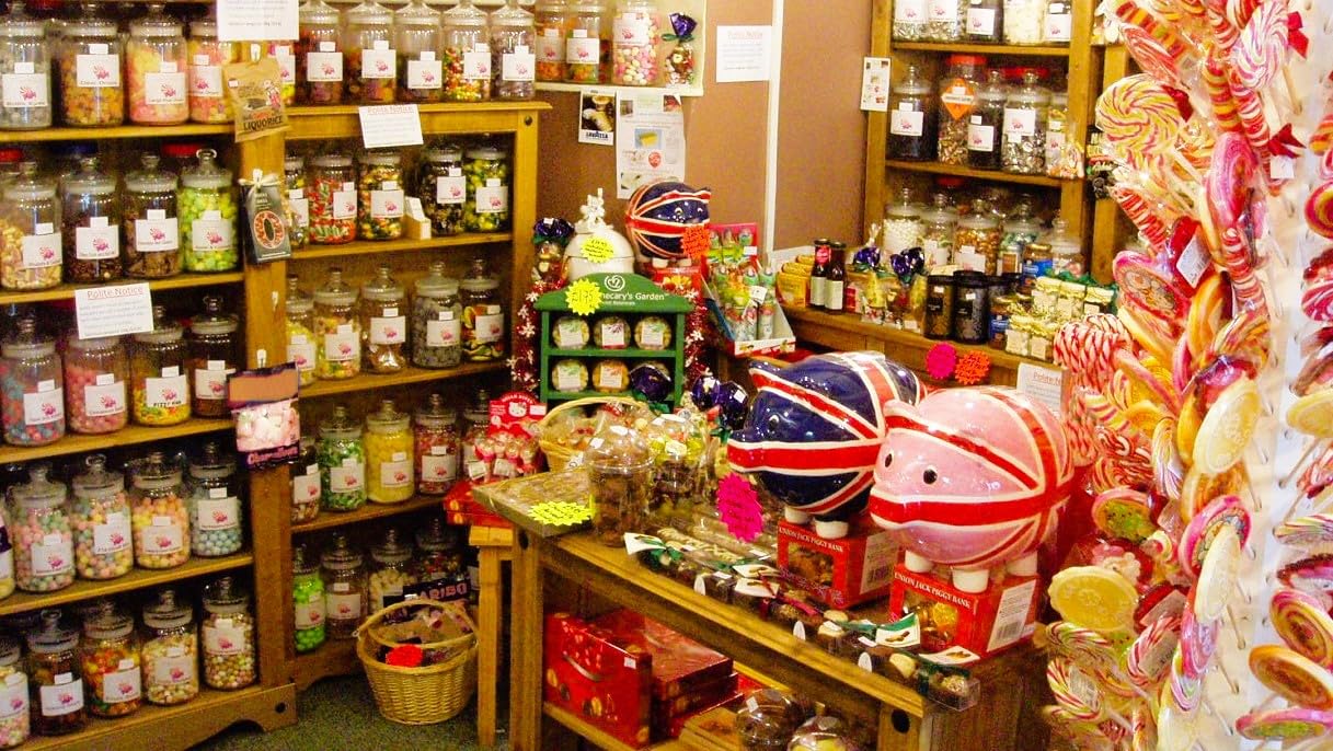 Retro Sweets Gift Jar By Dolci Di Lechlade Sweet Shop - Classic Sweet, Traditional Christmas Santa Stocking Filler Present Candy Advent